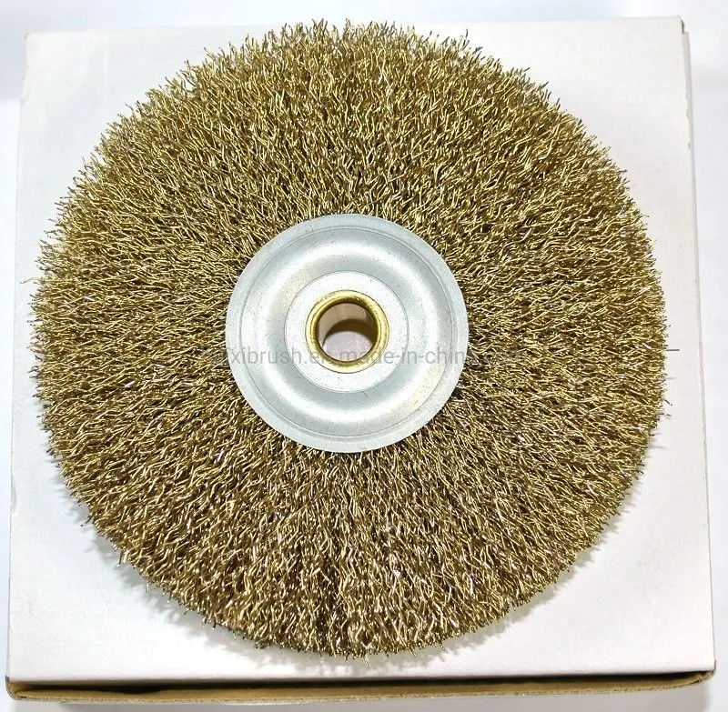 Metal Polishing Durable Rotary Brass Wheel Brush